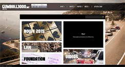 Desktop Screenshot of gumball3000.net